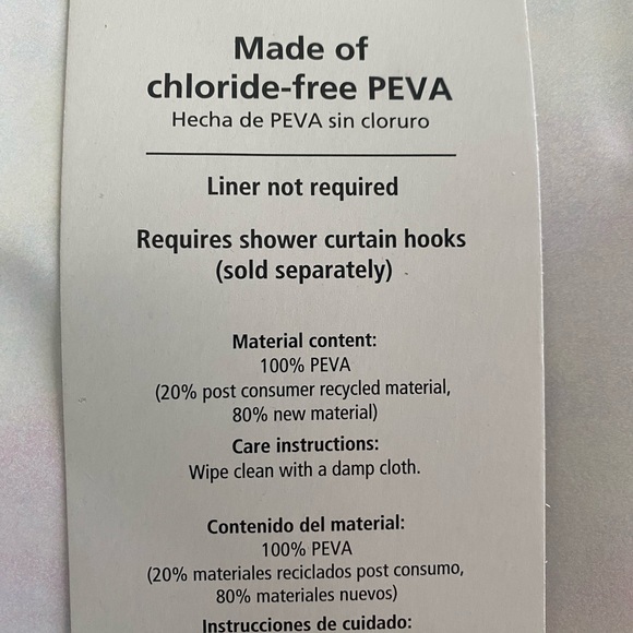 Unicorn shower curtain,PLASTIC,NWT,unicorn pattern,original packaging - Picture 4 of 8